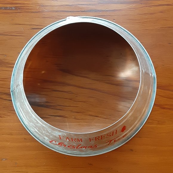 Christmas tree collars (set of two) in galvanized metal NWT - Picture 4 of 5